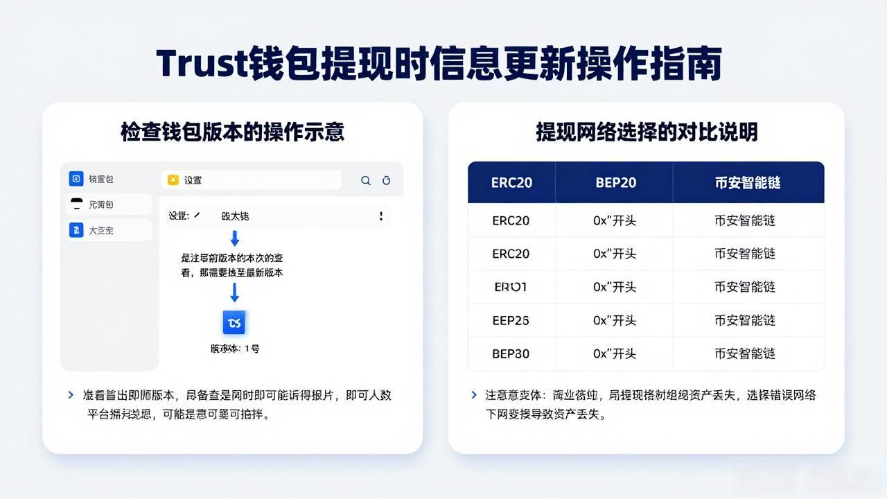 Trust钱包提现时信息更新操作指南